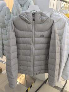 Women Sports Down Coats - Grey - View 3