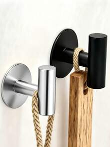 1/2 chiếc móc treo đồ bằng thép không gỉ, móc treo khăn, phù hợp với phòng tắm hiện đại, nhà bếp, dùng để treo áo khoác, áo choàng, móc treo tường tự dính, thích hợp cho phòng tắm, khách sạn, nhà để xe, hồ bơi, phụ kiện phòng tắm, đồ dùng gia đình. - Nhiều màu - Xem 1