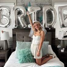 1pc Bride-To-Be Ribbon Veil, Bachelorette Party Accessory, Bridal Shower Decor, Engagement Gift