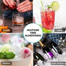 3 Piezas Bandejas Para Cubitos de Hielo, Cubitos Cuadrados de 3 * 15, Moldes de Cubitos Reutilizables, Molde De Hielo Presionado Para Liberar Todos Los Cubitos De Hielo - 3-15 - Ver 8