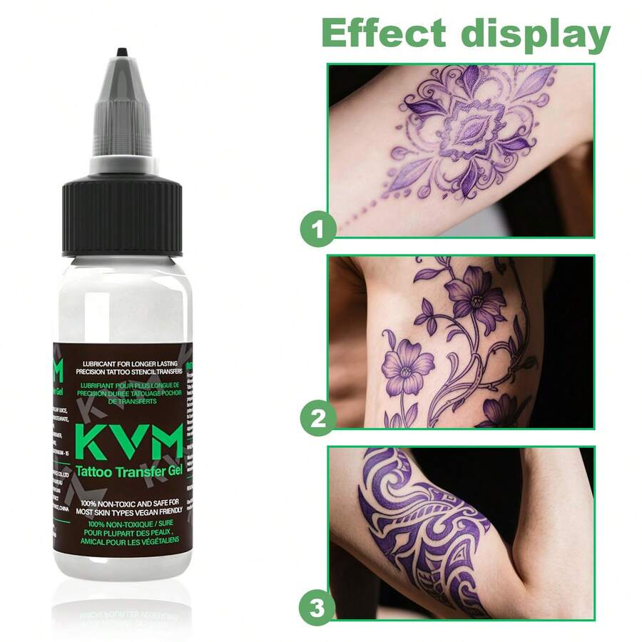 250ml Tattoo Transfer Gel, Tattoo Transfer Soap. Used To Assist With Pattern Transfer, Needs To Be Used With Tattoo Transfer Paper, Tattoo Accessories, Tattoo Equipment, Tattoo Ointment, Tattoo Stencil Accessories. Suitable For Arms, Wrists, Shoulders, Legs, Waist, Neck, Hands, Chest, Thighs, Fingers And Other Areas. Also An Ideal Choice For Party And Birthday Surprise Gifts.