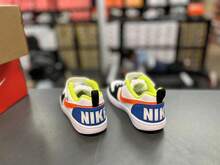 Nike New Kids' Hook And Loop Lightweight Sneakers - Black and White/orange - View 5