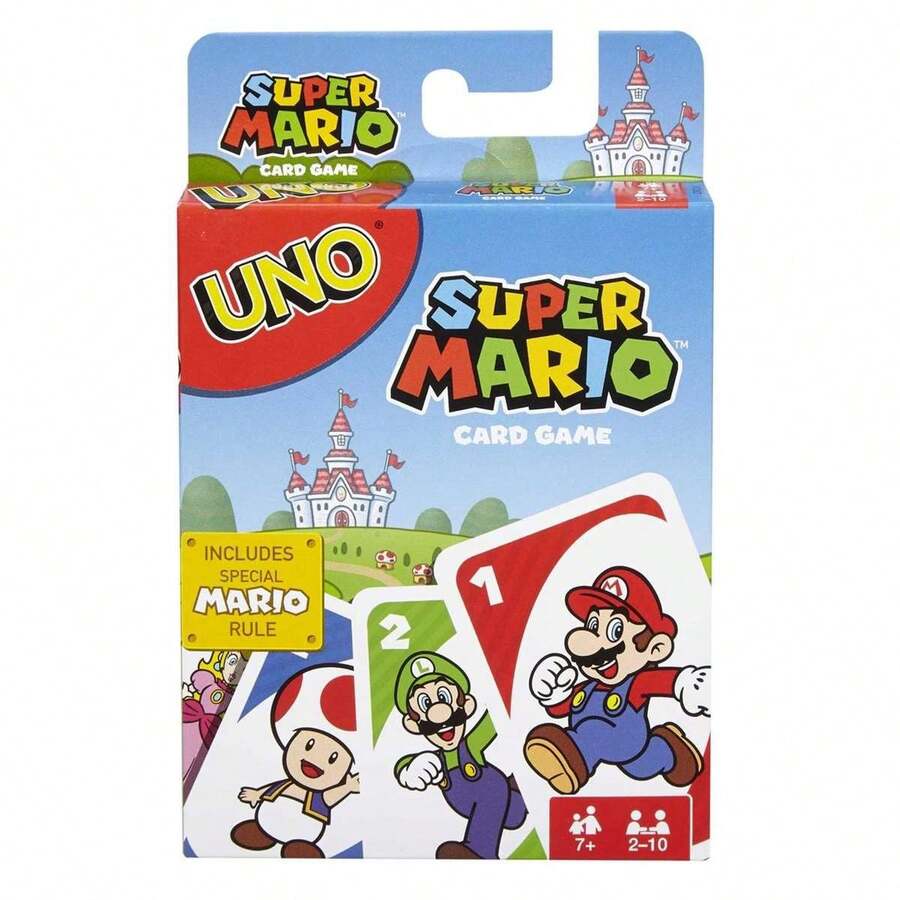 Juego Uno super mario bros. De 2 a 10 jugadores. ✅ Entrega 24/48h a España (península) - Super Mario - Juegos de Mesa de Cartas - Juegos de Mesa en Familia - Juegos de Mesa Tablero - Mattel - Ref. DRD00 - Ver 1