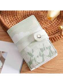 Lễ hội mua sắm năm 2025 Giảm giá trong thời gian có hạn Hộp đựng thẻ hoạt hình dễ thương, Ngăn đựng thẻ lớn cho nữ, Nhiều khe cắm thẻ, Chống khử từ, Ví đựng thẻ cho nữ - Nhiều màu - Xem 17