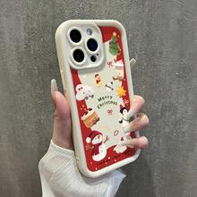 Funda protectora de teléfono con Fundas De Celular Navidad Diseño Creativo Festivo Adorable regalo de moda minimalista interesante para hombres y mujeres, adecuado para iPhone16/15/15Pro/15ProMax/14/13/12/11/XsMAX, iP 17,  Max Series,A14/A15/S23 Ultra/A50/A12/A32/A52/A72/A51/A21S/A13/A14/S22 Ultra/S23/A33/A53/S20 FE,Protección completa contra caídas, resistencia a impactos y prevención de rayaduras,diseño creativo y de moda para hombres y mujeres - Negro* - Ver 4
