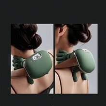 Premium Shoulder & Neck Massager, 3 Modes & 2 Temperature Settings, Suitable For Shoulders And Legs - Green - View 3