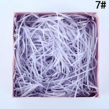 1000g Raffia Paper Gift Box Filler, For Birthday, Party Gift Box Filling, Colored Shredded Paper Filler, Gift Wrapping Crinkle Paper Shreds, Creative Padding Grass, Craft Shred, Gift Box Wrapping Packing Filling, Suitable For Wedding, Valentine's Day Party Decoration, Fragile Gift Protection And Anti-Damage Filling Material - 彩色 - 查看 12
