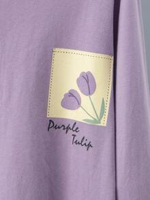 6件套女童睡衣套装，长袖上衣和裤子，100%纯棉睡衣