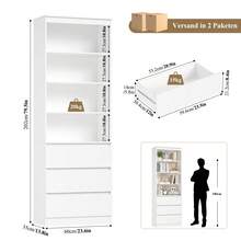 Bookcases - White - View 5