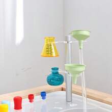 儿童科学实验化学检测工具套装，婴儿趣味水培管道拼图玩具，亲子早期教育STEM启蒙实验玩具，亲子互动科学探索玩具 - 彩色 - 查看 4
