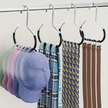 360-Degree Tank Top Hanger Rotating Multi-Hook Hanger,Rotatable Bra Hangers For Closet Organizer, Max 72 Storage Capacity Belt Hanger, Plastic Space Saving Closet Organizers Apartment Dorm Essentials For Bra - Multicolor - View 9