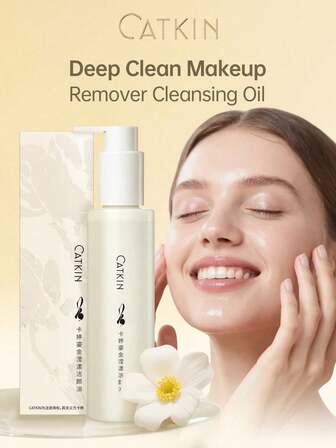  CATKIN Deep Clean Makeup Remover Cleansing Oil Gentle Makeup Remover And Facial Cleanser For All Skin Types 160ml
