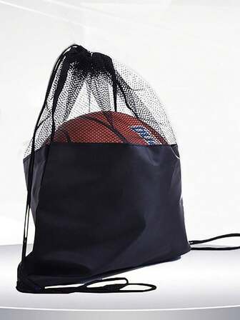Basketball Drawstring Backpack, Sports Bag For Basketball, Football