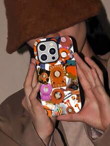 Estuche para teléfono con diseño con capucha Kenny McCormick Compatible con estuches para teléfonos   17  16 Pro Max  15 Pro Max  13 y  12 Hecho de material TPU a prueba de caídas, resistente al desgaste y cómodo de sostener Un gran regalo para familiares, amigos, seres queridos, novios, novias y para Navidad - Blanco - Ver 5