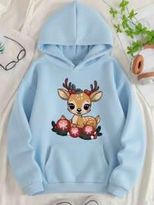 Women Sweatshirts - Dusty Blue - View 1