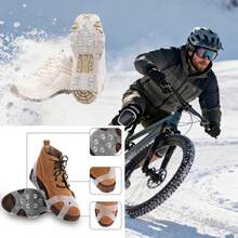 2pcs Durable TPE Bicycle Shoe Covers, Anti-Slip Bike Pedal Protectors, Suitable For Winter Hiking, Daily Wear, Casual And Urban Walking, Outdoor Cycling And Hiking Shoes