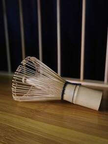 1pc Authentic Bamboo Matcha Whisk, Easily Produces Perfect Froth - Easy To Use And Clean - Traditional Japanese Handmade Matcha Whisk, Designed For Matcha Enthusiasts