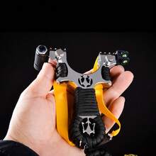 1pc Professional Model With A Handle, (Made Of Resin And Galvanized Material), Suitable For Outdoor Hunting And Shooting Practice. A Rubber-Colored Cover Is Provided Randomly. It Needs To Be Assembled By Yourself. - Multicolor - View 1