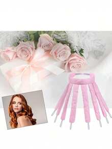 1pc No-Heat Hair Curler, Headband, Soft No-Heat Hair Curler, Heatless Hair Curler For Overnight DIY Hairstyle Tool - Multicolor - View 10