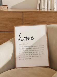 1pc Home Definition Canvas Print New Year Home Art Painting, For Family Living Room Entrance Wall Decoration No Framed - Multicolor - View 2