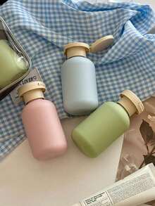 3件套旅行装可重复灌装瓶，洗发水、沐浴露、洗面奶，方便旅行携带 - 彩色 - 查看 8