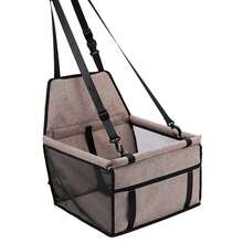 12lbs Pet Car Booster Seat, Portable Puppy/Pet Car Raised Seat With Detachable Leash And Mesh Window, Suitable For Small & Medium Dogs And Cats - Multicolor - View 12