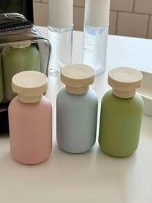 3件套旅行装可重复灌装瓶，洗发水、沐浴露、洗面奶，方便旅行携带 - 彩色 - 查看 9