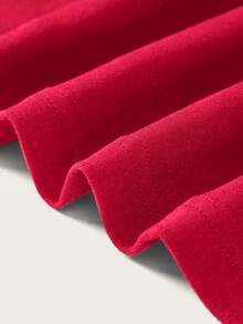 Christmas Outfit Women - Seattle Football Helmet Off - Shoulder Long Sleeve Sweatshirt - Casual Sporty Design With 'SEATTLE' Bold Blue Text And Stylized 'Football' Font, Perfect For Fans Of Seattle Football Team- Winter Clothes For Women, New Years Outfit Women, Vacation Outfits Women, Christmas Outfit Women Plus Size - Đỏ - Xem 3