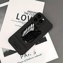 Fast EU Shipping (DE & ES) Phone Case With The Anime A-Attack On T-Titan, Compatible With IPhone Models 17, 16E, 16, 15, 14, 13, 12, 11, Mini, Pro, Max, Air, X, XR, XSMAX, 8 And 7 Plus, Designed To Prevent Falls With A Soft TPU Back Cover. - 黑色 - 查看 7