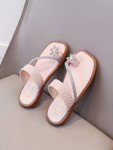 New Summer Children Casual Flat Sandals For Daily Wear - Baby Pink - View 5