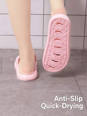 Minimalistiska ihåliga sular, andningsbara, lätta, mjuka, unisextofflor för hemmet, sovrummet, duschen, stranden, pendlingen, studentboendet, öppen tå, halkfria, slitstarka