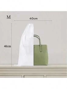 Faux Suede Drawstring Pouch, Foldable Wallet, Drawstring Bag, Travel Storage Bag, Space-Saving Wardrobe/Closet Organizer, Women Clutch Purse, Handbag - Multicolor - View 5