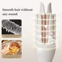 32毫米自动卷发棒，电动旋转卷发器，3档温度设置，智能温控，每次都能打造完美卷发，防烫伤，快速自动旋转造型，轻松打造大波浪卷发，操作简便，适合初学者，是情人节和节日送礼的完美之选，也适合送给女性。 - 美規A型插(110-127V) - 查看 3