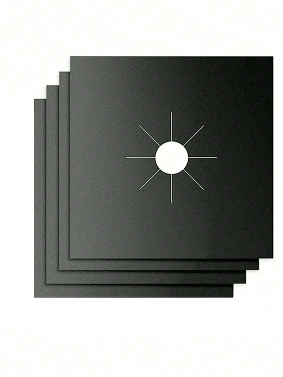 1/4 Set Reusable Gas Stove Oil-Proof Protective Pad, Stove Cleaning Mat, Kitchen Integrated Stove Top Protective Cleaning Pad