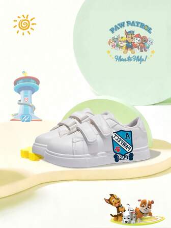 Paw Patrol Kids' Fashionable Cartoon Print Casual Sneakers For Girls And Boys, Spring/Summer
