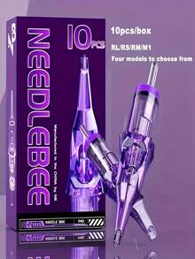 Gold Plume GOLDPLUME 10PCS Upgraded Tattoo Ink Cartridges, Professional Design, Smooth Ink Flow, Easy To Use, High Quality, Suitable For All Mainstream Tattoo Machines