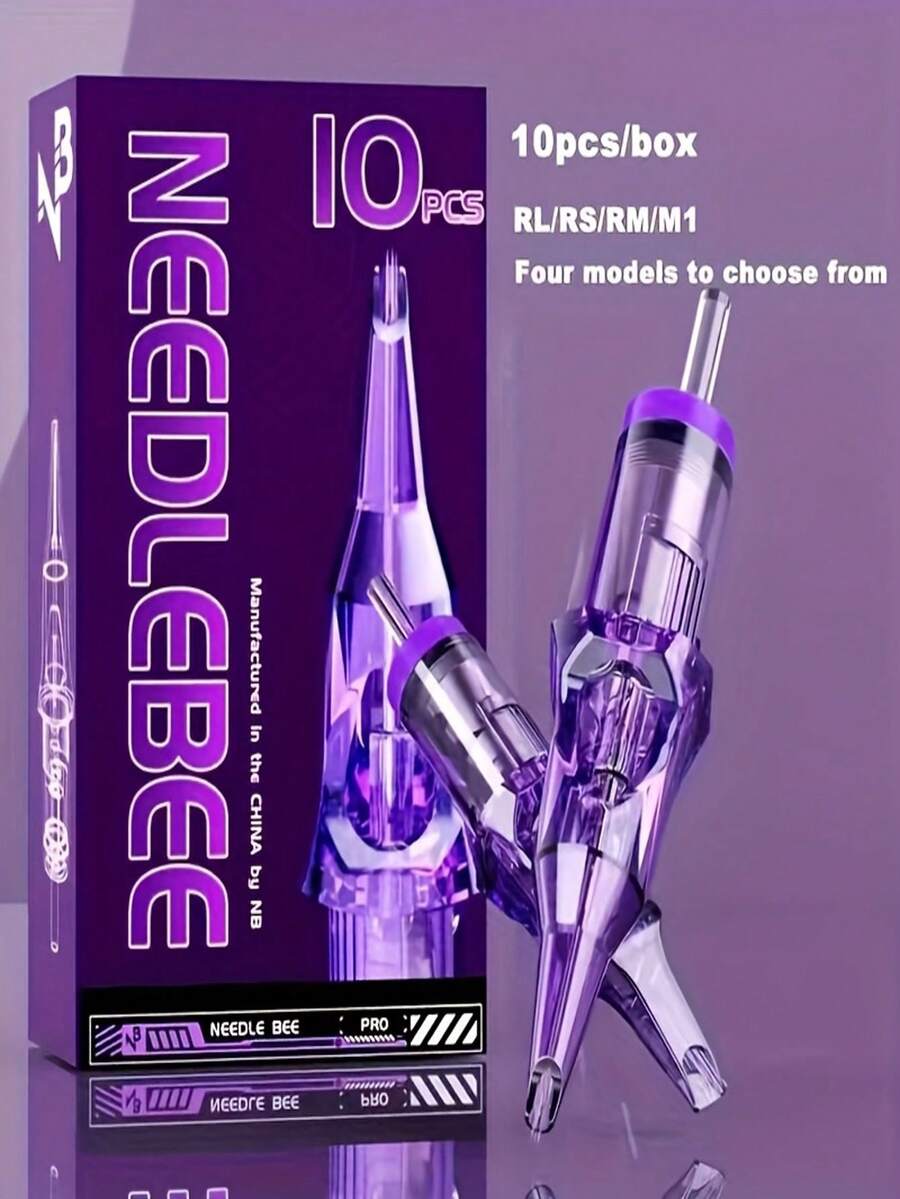 Gold Plume GOLDPLUME 10PCS Upgraded Tattoo Ink Cartridges, Professional Design, Smooth Ink Flow, Easy To Use, High Quality, Suitable For All Mainstream Tattoo Machines