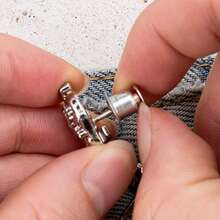 2pcs Fashionable Zinc Alloy Heart Shaped Adjustable Waist Cincher, No Sewing No Drilling, Removable Waist Clip For Women Daily Wear - Multicolor - View 6