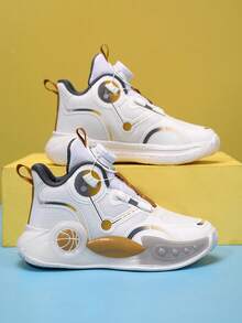 Pantofi de fotbal pentru tineri, băieți și fete, cu unghii lungi, cu fund gros, stil sport la modă, 2025 - Aur - Vizualizare 6