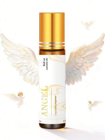 EMBRACEX. 10ml Angel Essential Oil Roller, Suitable For Daily Use. Delicate Floral Fragrance With Oriental Fruity And Gourmand Notes Of Caramel, Vanilla, And Citrus To Boost Confidence And Charm. Great For Gatherings, Trips, Holidays/Birthdays, Gifts For Parents, Couples, Friends