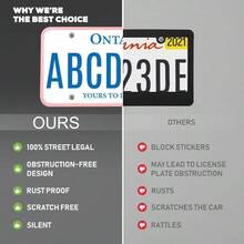 Marco de Matrcula, 2 Pack Porta Placas de Silicona, Universal Soportes para MatrCula con Accesorios de Montaje para Auto, Antixido, Antivibracin Negro - Rosa - Ver 6