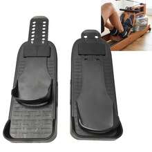 Water Rowing Machine Foot Pedal Set High-Strength PP Adjustable Exercise Footplate Compatible With Wind Resistance Rower Fitness Equipment Accessories