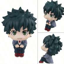 My Hero Deku, Bakugou, Izuku, Todoroki, Momo Sakamoto Big Head Sitting Series Action Anime Model Statue, Desktop Decor, PC Case Ornament, Home Decor, Small Gift, Halloween, Christmas Gift - 彩色 - 查看 5
