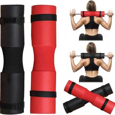 Almohadillas para barra, accesorios de equipo de entrenamiento de fuerza, adecuados para levantamiento de pesas, zancadas y elevaciones de cadera. Las cómodas almohadillas de espuma proporcionan amortiguación para el cuello y los hombros, disponibles en varios colores