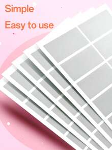 50pcs Scratch-Off Sticker Coating Decals DIY Small Cards Scratch Prize Cards Children Redemption Coupons Coating Stickers