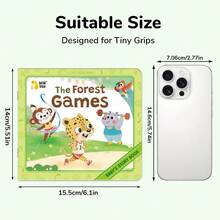 10本书 我的第一套“我会读”英语拼读图画故事书，适合幼儿、学龄前儿童和早期阅读者 - 学习阅读套装，包含短元音和长元音，帮助词汇积累，睡前故事阅读游戏，教育书籍，学生用品，文具，学校用品，教学用品，学习游戏，儿童圣诞礼物，派对游戏，儿童专注力游戏，儿童教育游戏，儿童玩具 - 彩色 - 查看 9