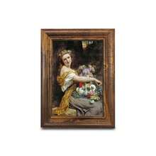 1pc Vintage Wooden Photo Frame, Suitable For Desktop Or Wall Display (Photo Paper Included, Random Delivery), Applicable For Home, Living Room, Bedroom, Dining Room, Corridor, Photo Wall, Home Decor - Rust Brown - View 15