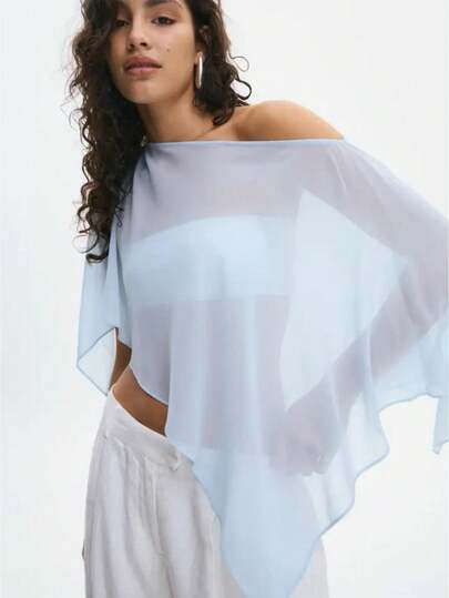 Womens Capelets Shawls And Wraps For Evening Dress Chiffon Capes Wedding Cover Up Sheer Poncho Shrug Bolero Lightweight Knit Top