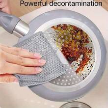 30-Piece Heavy-Duty Steel Wool Scrubbing Pad - Non-Scratch Dual-Purpose/Dry Cleaning Cloth Upgraded Metal Mesh Brush Suitable For Tableware, Sink, Pot County And Flat-Bottom Pot - Commercial Kitchen Cleaning (Gray), Room Cleaning Cloth, Pot Scrubbing Pad, Dry Dual-Purpose - 銀色30pcs - 查看 4