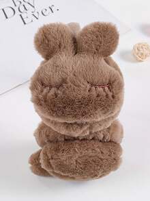 1pc Children's Closed-Eye Rabbit Ear Muffs, Warm & Fashionable, Suitable For Parties, Outdoor Activities, Daily Use